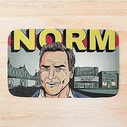Norm MacDonald Tribute Bath Mat