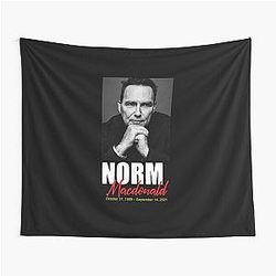Rest In Peace Norm MacDonald Tapestry