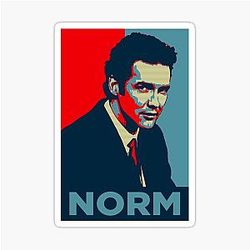 Norm Macdonald Political Sticker