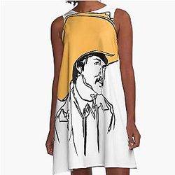 Norm Macdonald rip, Political A-Line Dress
