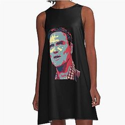 Norm Macdonald Funny Comedian Norm Macdonald A-Line Dress