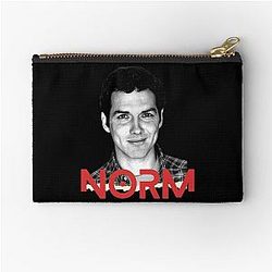 Rest in peace Comedian Norm MacDonald Zipper Pouch
