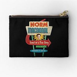 Funny Norm MacDonald Zipper Pouch