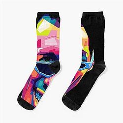 Norm MacDonald Pop Art Socks