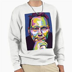 Abstract geometric Norm Macdonald WPAP Pullover Sweatshirt