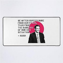 Norm MacDonald Quotes Desk Mat