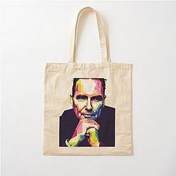 Norm Macdonald Pop Art Cotton Tote Bag