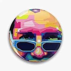 Norm Macdonald Pop Art Pin