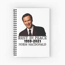 Norm MacDonald RIP Spiral Notebook