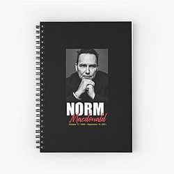 Rest in peace Norm MacDonald Spiral Notebook