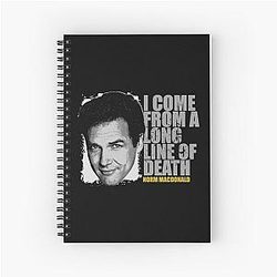 Norm Macdonald I Come From a Long Line of hilarious Spiral Notebook