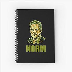 Norm Macdonald Vintage Funny Spiral Notebook