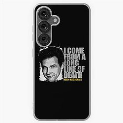 Norm Macdonald I Come from a Long Line of Death 

(I removed the Samsung Galaxy Soft Case part as it was not in sequence with the other words in the title)