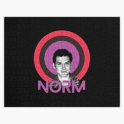 Norm MacDonald Retro Rainbow Jigsaw Puzzle