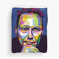 Abstract Geometric Norm Macdonald WPAP Duvet Cover