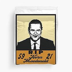 Norm Macdonald Rest In Peace Duvet Cover