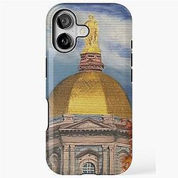 Golden Dome of Notre Dame iPhone Case
