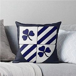 Keenan Hall University of Notre Dame Throw Pillow
