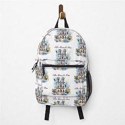 Notre Dame de Paris Backpack becomes 

Notre Dame Paris Backpack