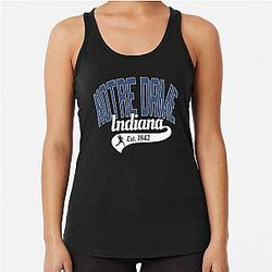 Notre Dame Indiana Racer Back Tank Top