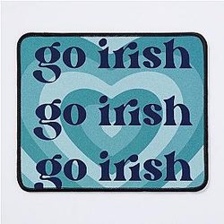 Notre Dame Blue Line Design Mouse Pad