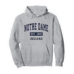 Notre Dame Indiana Vintage Navy Style Sports Design Pullover Hoodie