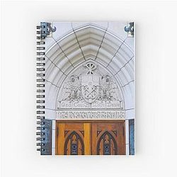 God, Country, Notre Dame Spiral Notebook