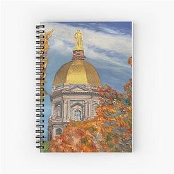 Golden Dome of Notre Dame Notebook