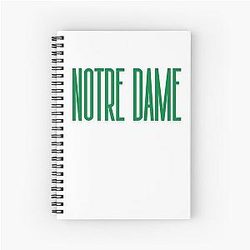 University of Notre Dame Fighting Irish Notebook