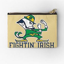 Notre Dame Zipper Pouch
