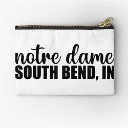 Notre Dame Zipper Pouch
