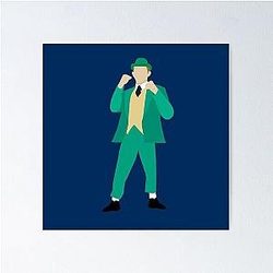 Notre Dame Leprechaun Poster