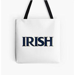 Notre Dame All Over Print Tote Bag