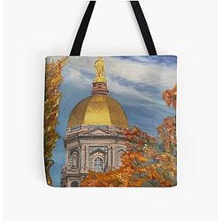 Golden Dome of Notre Dame Tote Bag