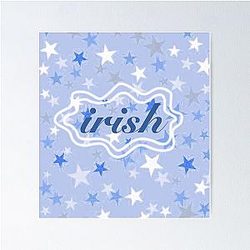 Notre Dame Star Pattern Poster