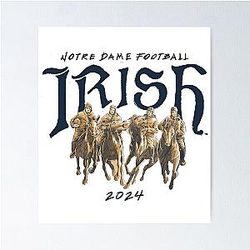 Notre Dame Fighting Irish 2025 Poster