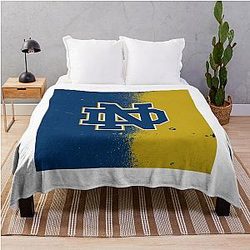 Notre Dame Throw Blanket
