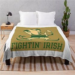 Notre Dame Throw Blanket