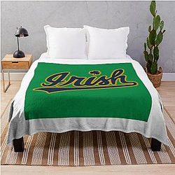 Notre Dame Irish Throw Blanket