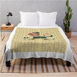 Notre Dame Throw Blanket