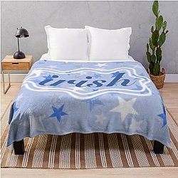 Notre Dame Star Pattern Throw Blanket