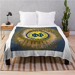 Notre Dame Throw Blanket