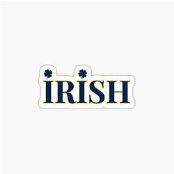 Notre Dame Irish Sticker