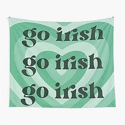 Notre Dame y2k Heart Design Tapestry