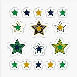 Notre Dame Star Sticker Pack