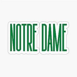 University of Notre Dame Fighting Irish Sticker