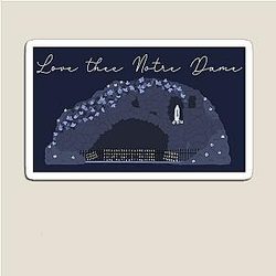 Notre Dame Grotto Magnet