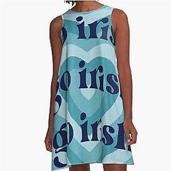 Notre Dame Blue A-Line Dress