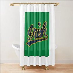 Notre Dame Irish Shower Curtain
