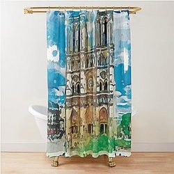 Notre Dame Shower Curtain